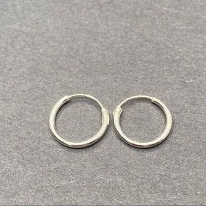 Sterling Silver Hoop Earrings Women’s Jewelry